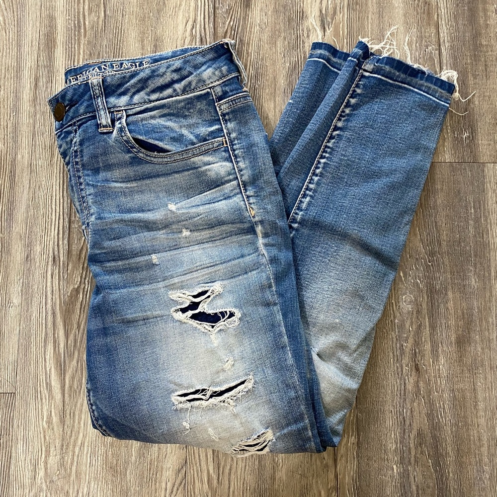American Eagle Super Stretch Hi-Rise Jegging Crop